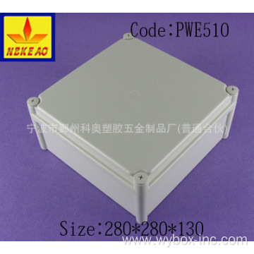 Electrical enclosure weatherproof box custom plastic enclosure waterproof enclosure box for electronic PWE510 with 280*280*130mm